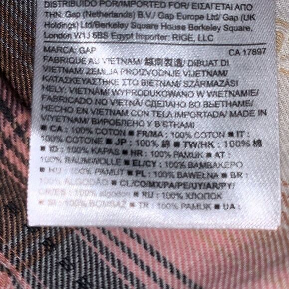 GAP plaid button up shirt - Picture 7 of 7